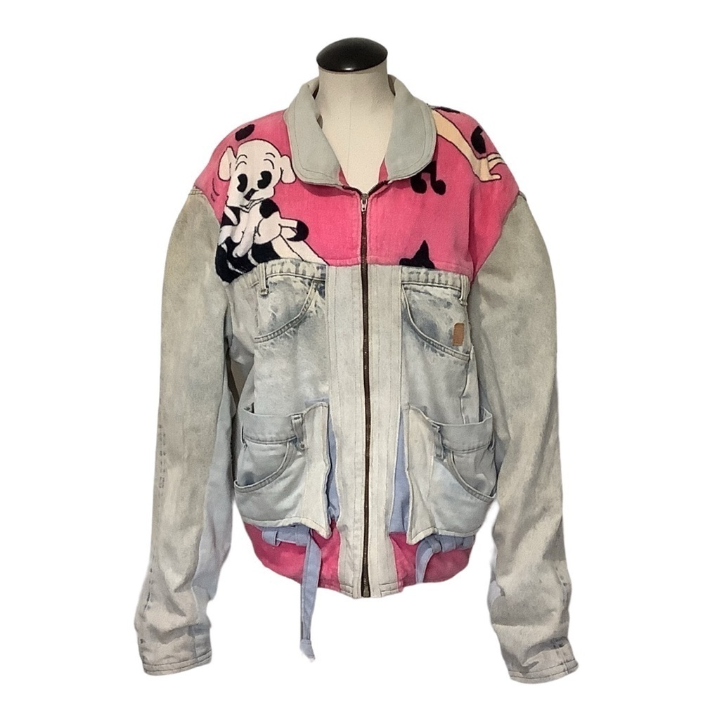 LEVI'S‎ x BETTY BOOP Vintage 1980s Acid Wash Denim Jacket Large